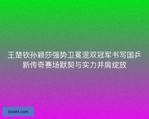 王楚钦孙颖莎强势卫冕混双冠军书写国乒新传奇赛场默契与实力并肩绽放